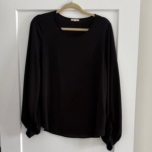 Pleione Elegant Black Women's Blouse